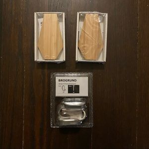 Ikea hooks: Skuggis and Brogrund